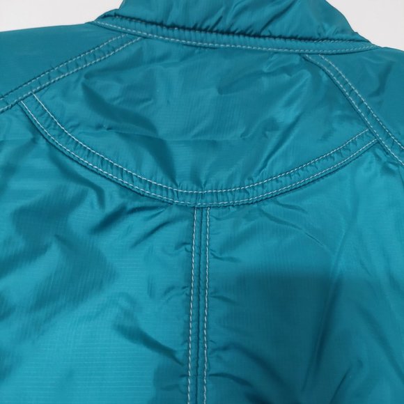 KUHL Born In The Mountains Women's Sz Small Aqua Long Jacket Pertrex/Permaloft - Picture 7 of 16